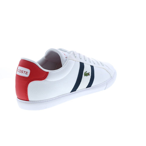 Lacoste Grad Vulc 120 2 P Sma Mens White Leather Lifestyle Sneakers Shoes