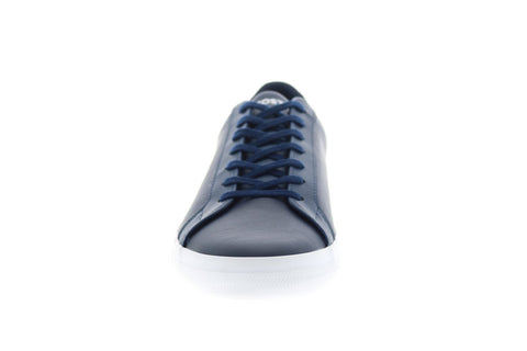 Lacoste Lerond 0120 1 CMA Mens Blue Leather Lifestyle Sneakers Shoes