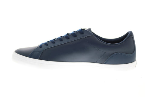 Lacoste Lerond 0120 1 CMA Mens Blue Leather Lifestyle Sneakers Shoes