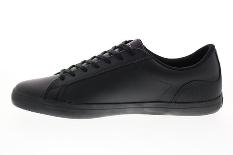 Lacoste Lerond 0120 2 CMA Mens Black Leather Lifestyle Sneakers Shoes