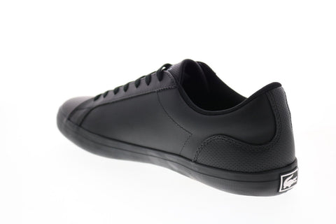 Lacoste Lerond 0120 2 CMA Mens Black Leather Lifestyle Sneakers Shoes