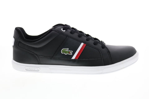 Lacoste Europa 0120 1 SMA Mens Black Synthetic Lifestyle Sneakers Shoes