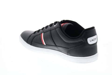 Lacoste Europa 0120 1 SMA Mens Black Synthetic Lifestyle Sneakers Shoes