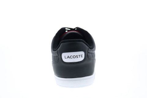 Lacoste Europa 0120 1 SMA Mens Black Synthetic Lifestyle Sneakers Shoes