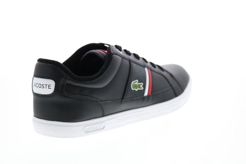 Lacoste Europa 0120 1 SMA Mens Black Synthetic Lifestyle Sneakers Shoes