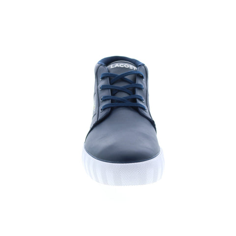 Lacoste Gripshot Chukka 01201 Cma Mens Blue Leather Lifestyle Sneakers Shoes