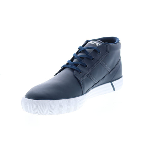 Lacoste Gripshot Chukka 01201 Cma Mens Blue Leather Lifestyle Sneakers Shoes