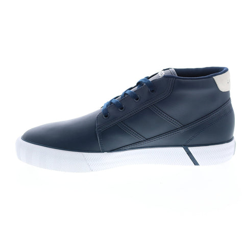 Lacoste Gripshot Chukka 01201 Cma Mens Blue Leather Lifestyle Sneakers Shoes