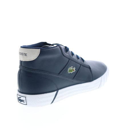 Lacoste Gripshot Chukka 01201 Cma Mens Blue Leather Lifestyle Sneakers Shoes