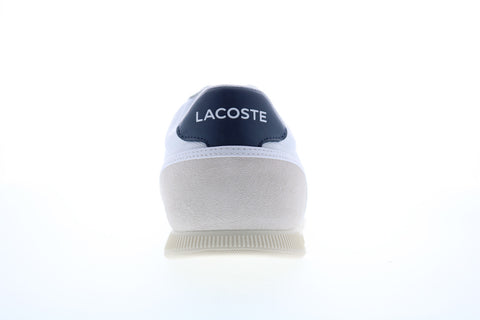 Lacoste Menerva Sport 0120 1 Mens White Mesh Lace Up Lifestyle Sneakers Shoes