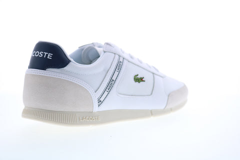 Lacoste Menerva Sport 0120 1 Mens White Mesh Lace Up Lifestyle Sneakers Shoes