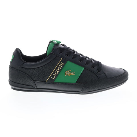 Lacoste Chaymon 0120 1 Cma Mens Black Leather Lifestyle Sneakers Shoes
