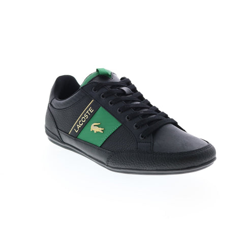 Lacoste Chaymon 0120 1 Cma Mens Black Leather Lifestyle Sneakers Shoes