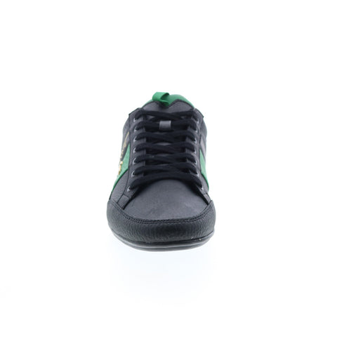 Lacoste Chaymon 0120 1 Cma Mens Black Leather Lifestyle Sneakers Shoes
