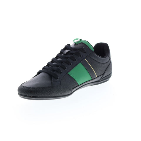 Lacoste Chaymon 0120 1 Cma Mens Black Leather Lifestyle Sneakers Shoes