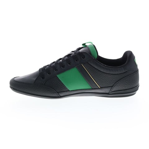 Lacoste Chaymon 0120 1 Cma Mens Black Leather Lifestyle Sneakers Shoes