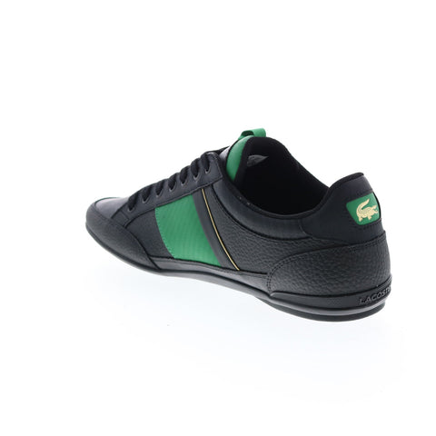 Lacoste Chaymon 0120 1 Cma Mens Black Leather Lifestyle Sneakers Shoes