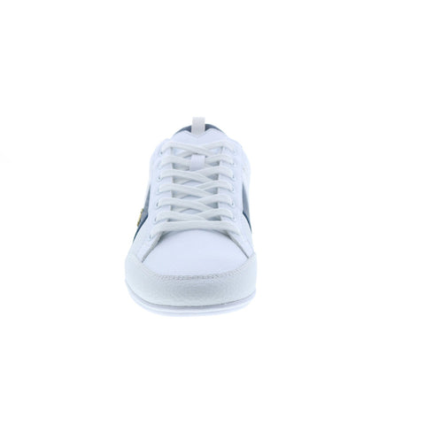 Lacoste Chaymon 0120 1 Cma Mens White Leather Lifestyle Sneakers Shoes