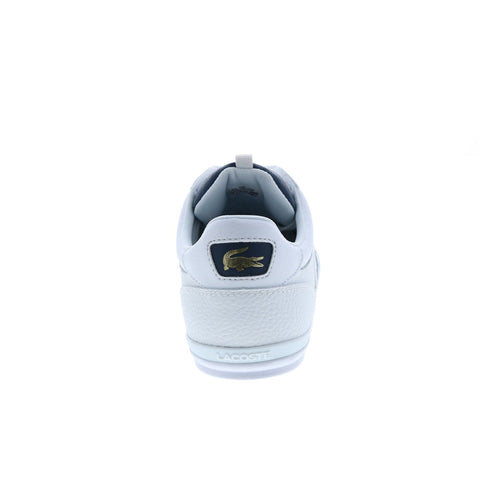 Lacoste Chaymon 0120 1 Cma Mens White Leather Lifestyle Sneakers Shoes