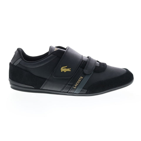Lacoste Misano 0320 1 Cma Mens Black Suede Lifestyle Sneakers Shoes