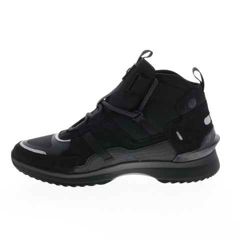 Lacoste Run Breaker 0320 1 Sma Mens Black Suede Lifestyle Sneakers Shoes