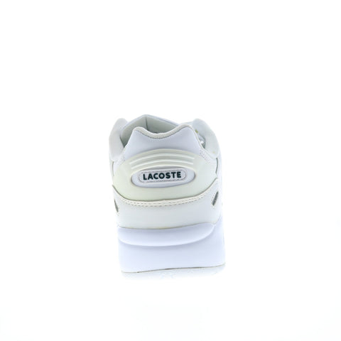 Lacoste Storm 96 LO 0120 3 Mens White Mesh Lace Up Lifestyle Sneakers Shoes