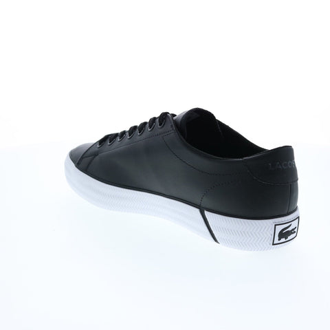 Lacoste Gripshot Bl21 1 CMA Mens Black Leather Lifestyle Sneakers Shoes