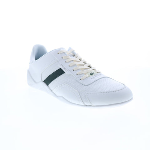 Lacoste Hapona 0721 1 Cma Mens White Leather Lifestyle Sneakers Shoes