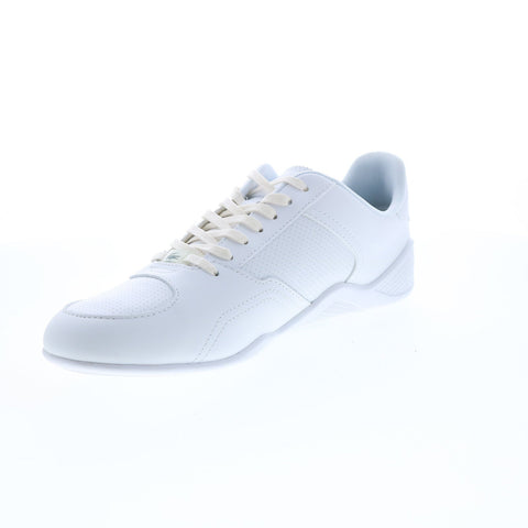 Lacoste Hapona 0721 1 Cma Mens White Leather Lifestyle Sneakers Shoes