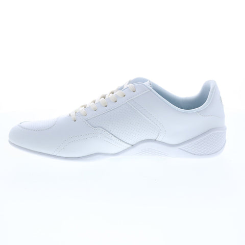 Lacoste Hapona 0721 1 Cma Mens White Leather Lifestyle Sneakers Shoes
