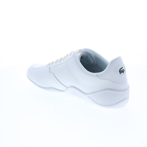 Lacoste Hapona 0721 1 Cma Mens White Leather Lifestyle Sneakers Shoes