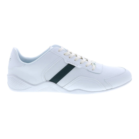 Lacoste Hapona 0721 1 Cma Mens White Leather Lifestyle Sneakers Shoes