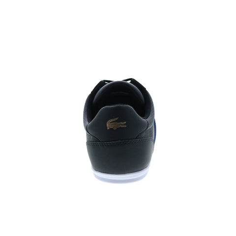 Lacoste Nivolor 0721 1 P Cma Mens Black Leather Lifestyle Sneakers Shoes