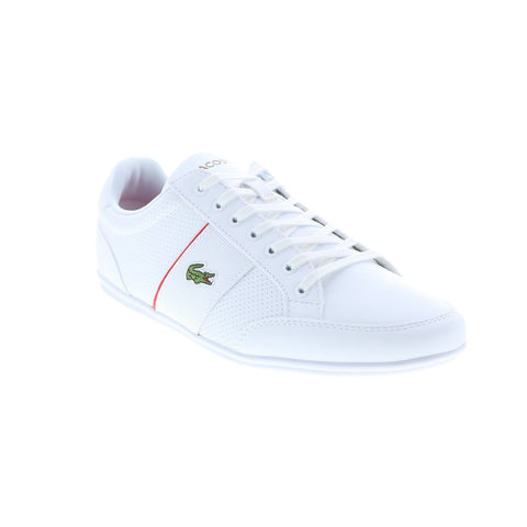 Lacoste Nivolor 0721 1 P Cma Mens White Leather Lifestyle Sneakers Shoes
