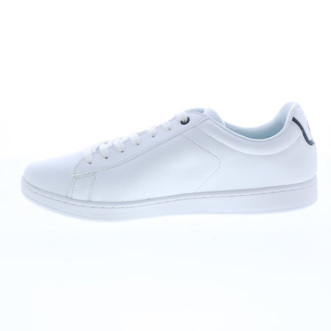 Lacoste Carnaby Bl21 1 Sma Mens White Leather Lifestyle Sneakers Shoes