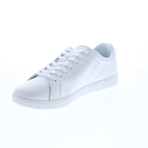 Lacoste Carnaby Bl21 1 Sma Mens White Leather Lifestyle Sneakers Shoes