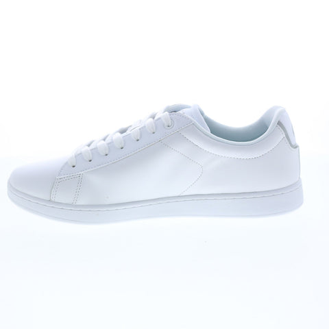 Lacoste Carnaby Bl21 1 Sma Mens White Leather Lifestyle Sneakers Shoes