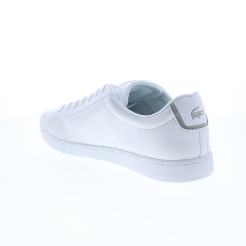 Lacoste Carnaby Bl21 1 Sma Mens White Leather Lifestyle Sneakers Shoes