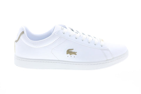 Lacoste Carnaby Evo 0721 3 Sma Mens White Leather Lifestyle Sneakers Shoes