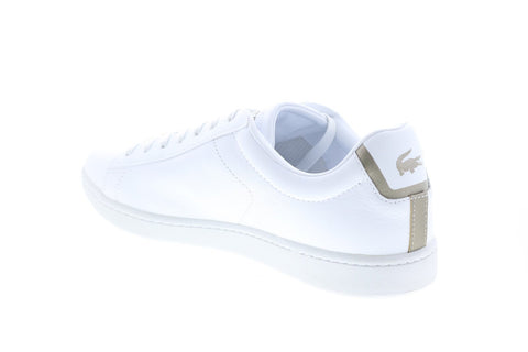 Lacoste Carnaby Evo 0721 3 Sma Mens White Leather Lifestyle Sneakers Shoes