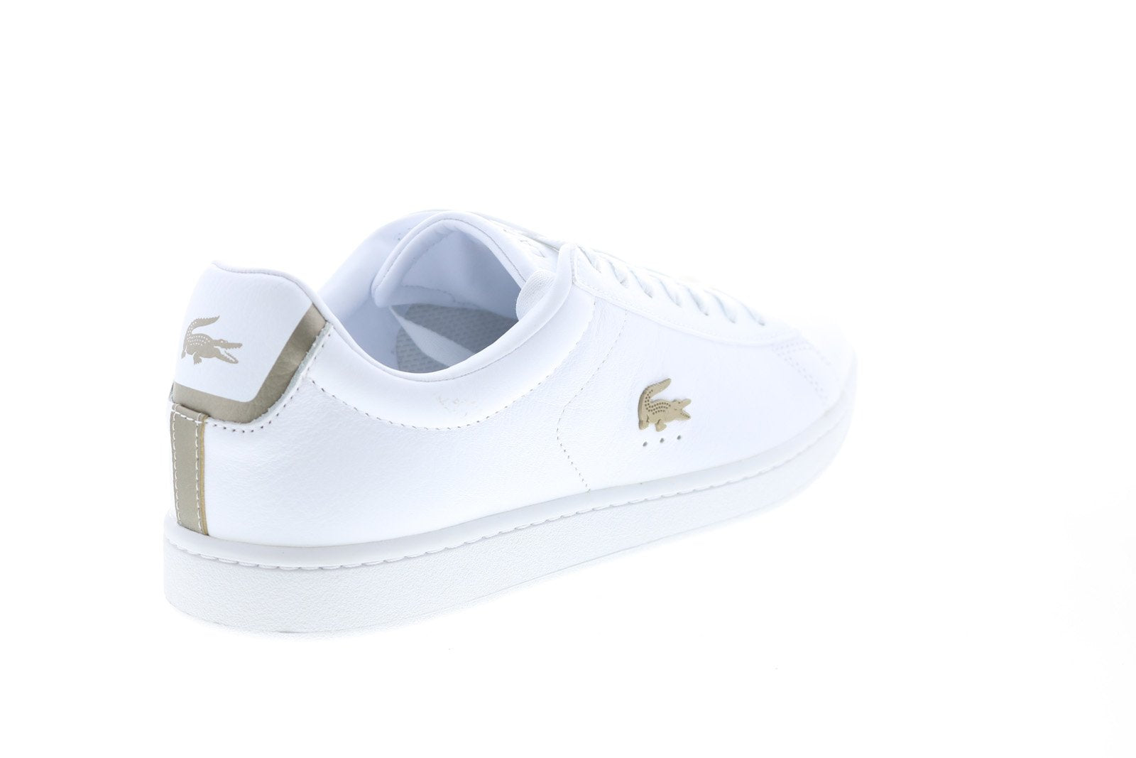 lacoste carnaby evo white gold