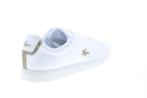 Lacoste Carnaby Evo 0721 3 Sma Mens White Leather Lifestyle Sneakers Shoes