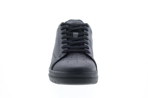 Lacoste Twin Serve 0721 2 Sma Mens Black Leather Lifestyle Sneakers Shoes