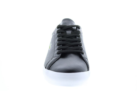 Lacoste Powercourt 0721 2 Sma Mens Black Leather Lifestyle Sneakers Shoes