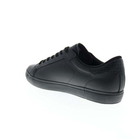 Lacoste Powercourt 1121 1 Sma Mens Black Leather Lifestyle Sneakers Shoes