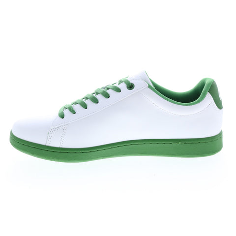 Lacoste Hydez 0721 1 P Sma Mens White Leather Lifestyle Sneakers Shoes