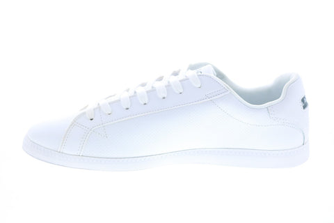 Lacoste Graduate 0721 2 Sma Mens White Leather Lifestyle Sneakers Shoes