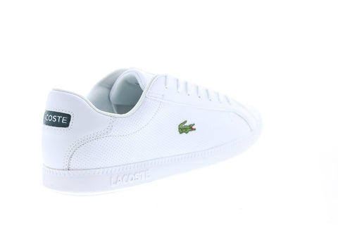 Lacoste Graduate 0721 2 Sma Mens White Leather Lifestyle Sneakers Shoes