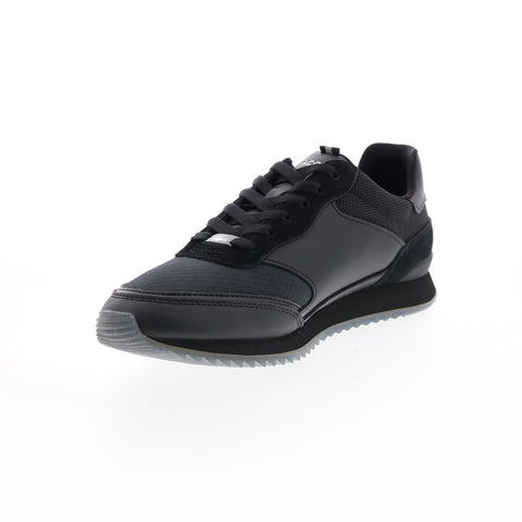 Lacoste Partner Luxe 0121 1 QSP Mens Black Canvas Lifestyle Sneakers Shoes