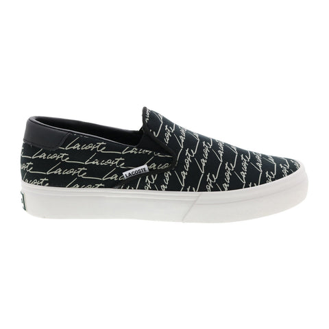 Lacoste Jump Serve Slip 0121 1 Womens Black Canvas Lifestyle Sneakers Shoes